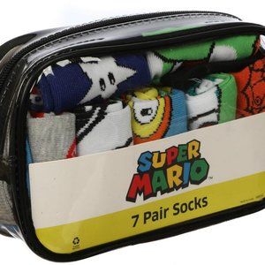 Bioworld - Nintendo - Super Mario 7 Days of Socks Bundle
